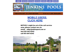 Tablet Screenshot of jenkinspool.com